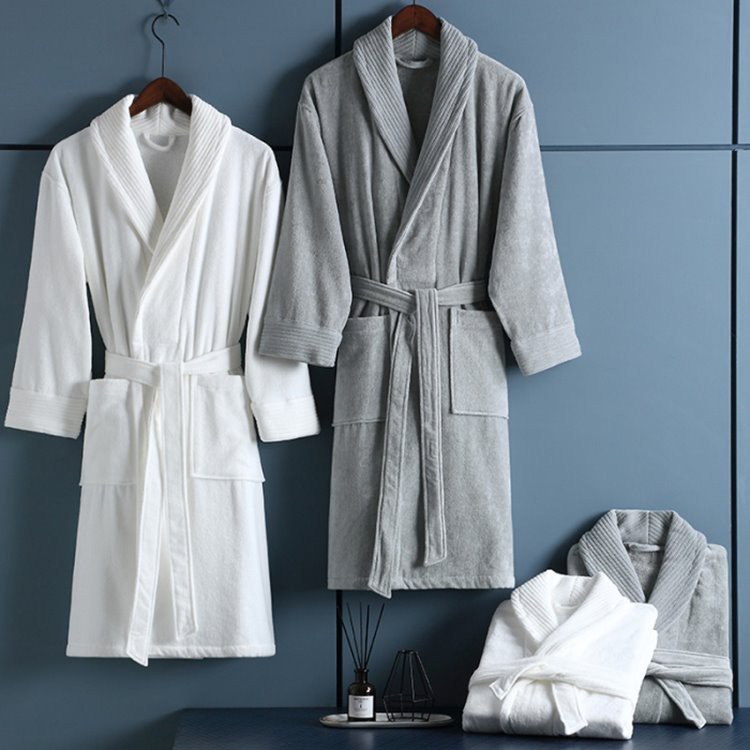 Men's Cotton Blend Bathrobe